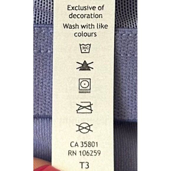 Lululemon Racerback Tank Top Cool Blue Purple Built-In Bra Size 8 - Picture 7 of 8